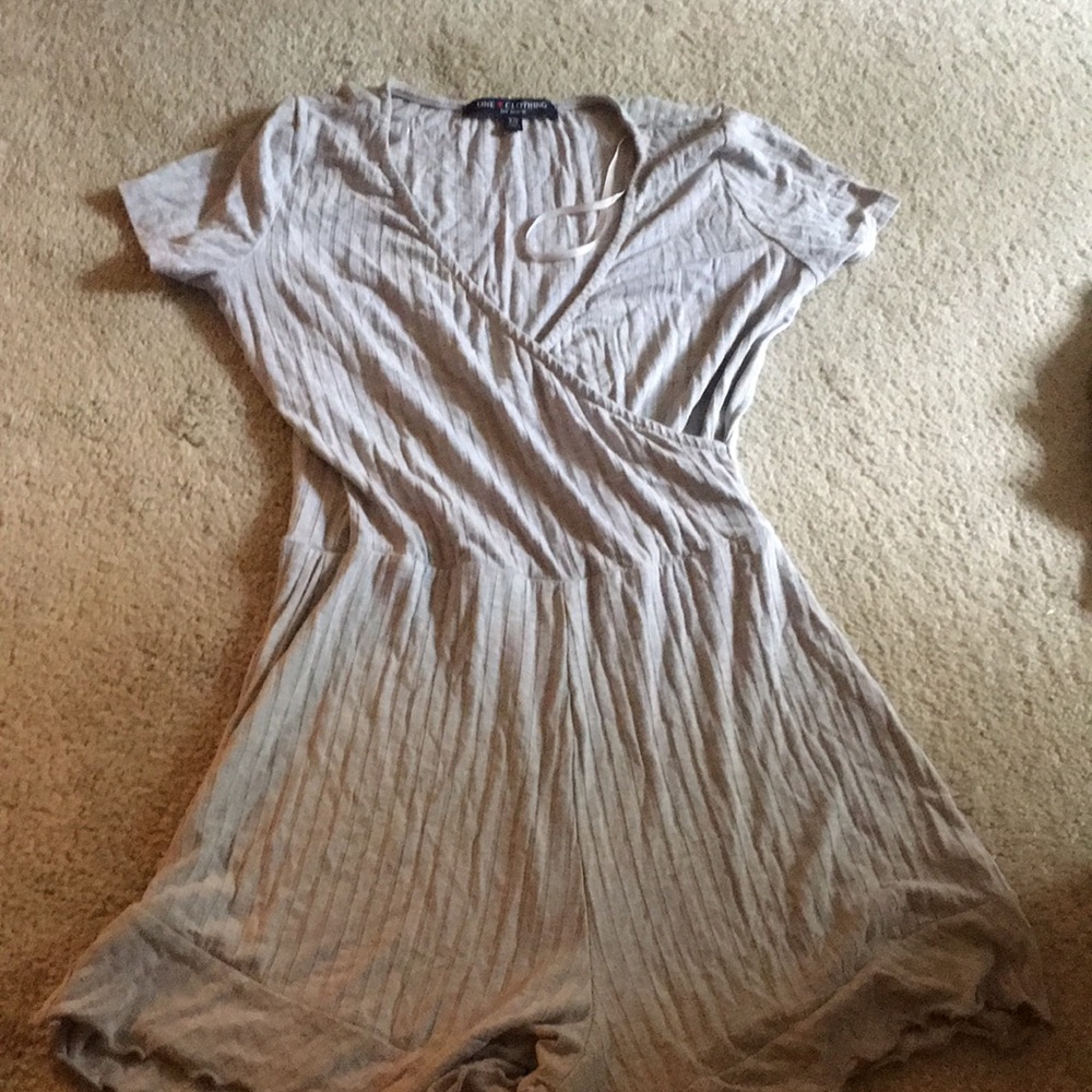 Gray XS romper. Never worn